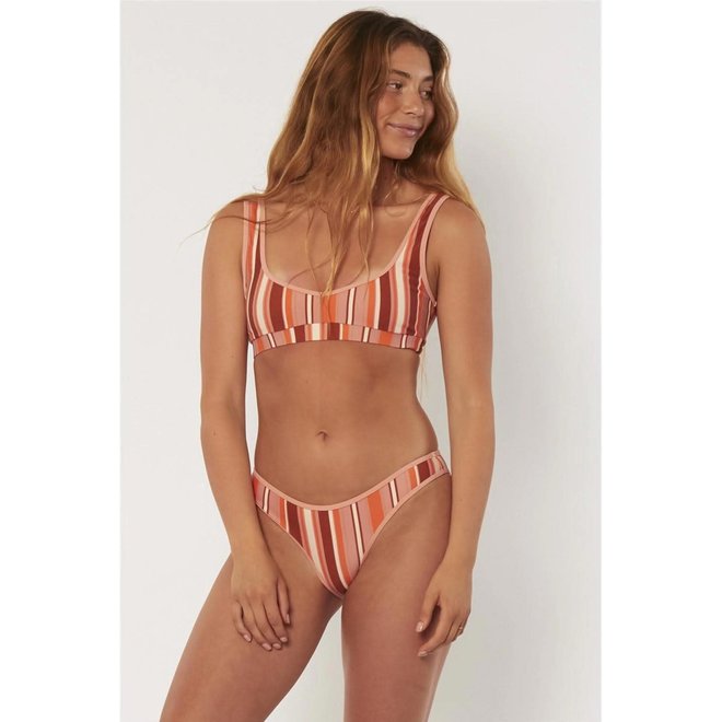 Sisstrevolution Stripe Palau Bralette Bikini Top Rosie