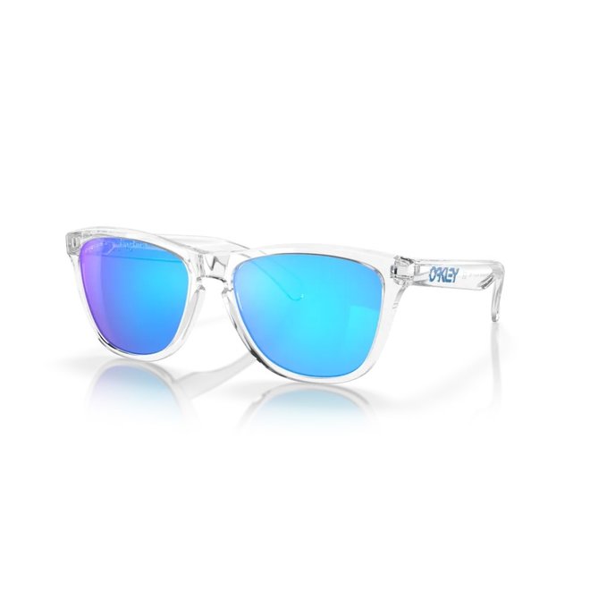 Oakley Frogskins Crystal Clear Prizm Sapphire Zonnebril