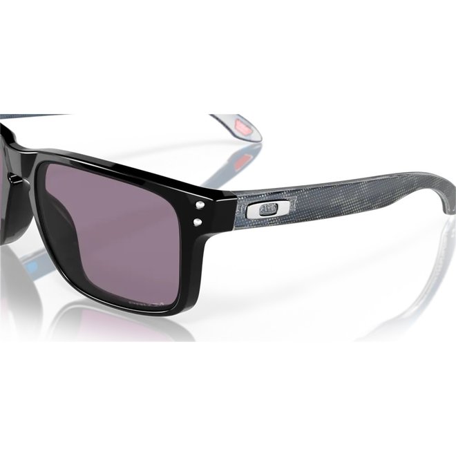 Oakley Holbrook Hi Res Polished Black Prizm Grey Zonnebril