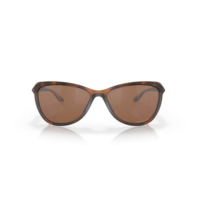 Oakley Pasque Matte Brown Tortoise Prizm Tungsten Polarized Sunglasses