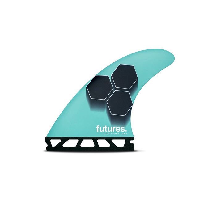 Futures Fins FAM1 Honeycomb Thruster Teal/Navy Medium