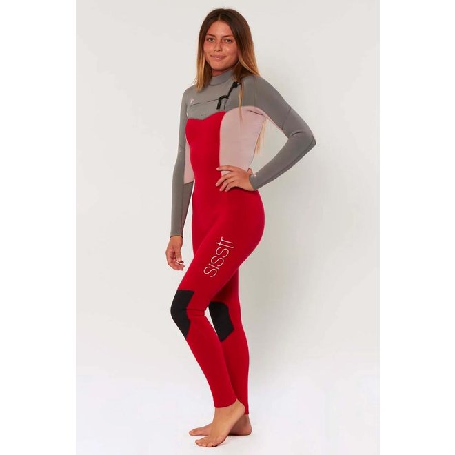 Sisstrevolution 7 Seas 3/2 Dames Wetsuit Red