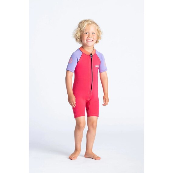 C-Skins 3/2 Baby Shorty Wetsuit Red Lila