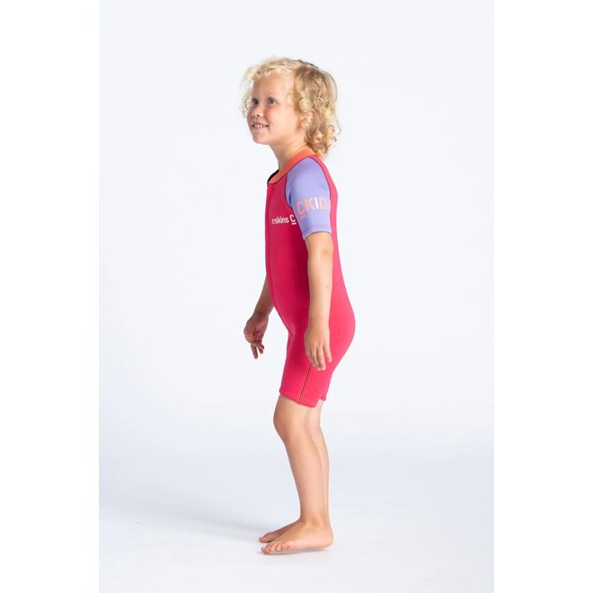 C-Skins 3/2 Baby Shorty Wetsuit Red Lila