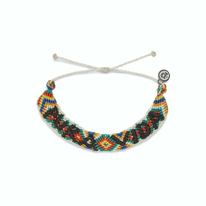 Pura Vida Flat Woven Bracelet Sequoia