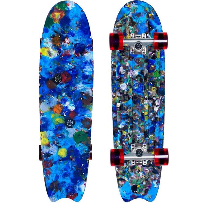 WasteBoards Recycled Skateboard Blue
