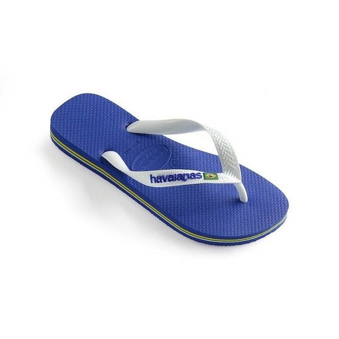 Havaianas Brasil Logo Marine Blue Slippers