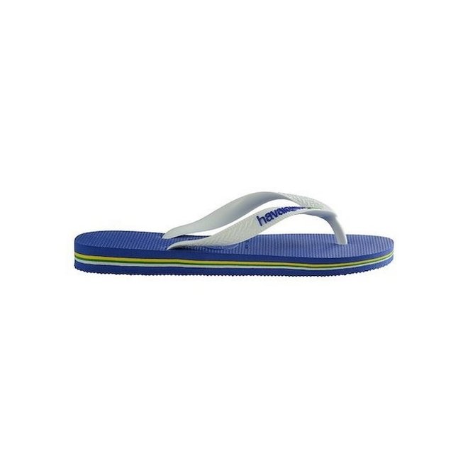 Havaianas Brasil Logo Marine Blue Slippers