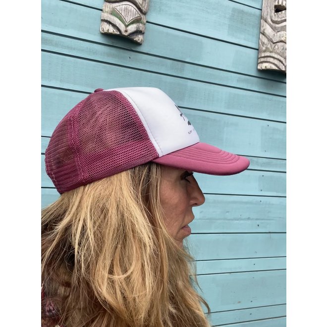 Aloha Logo Trucker Cap Burgundy