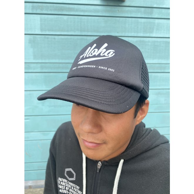 Aloha Trucker Cap Black / White Kids