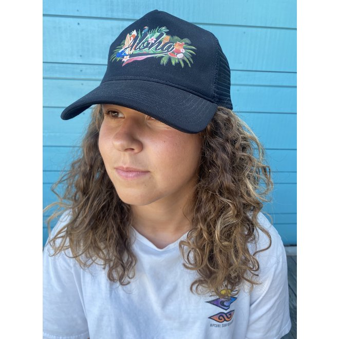 Aloha New Logo Trucker Cap Blue