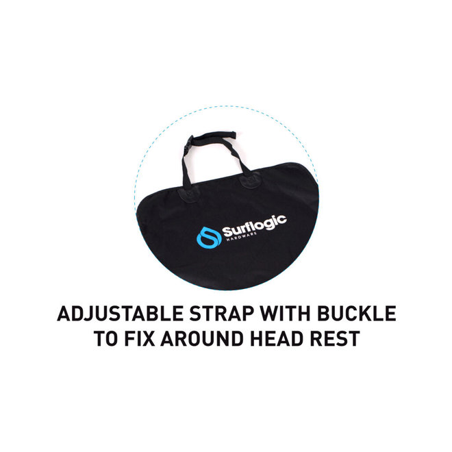 Surflogic Single Car Seat Cover Black