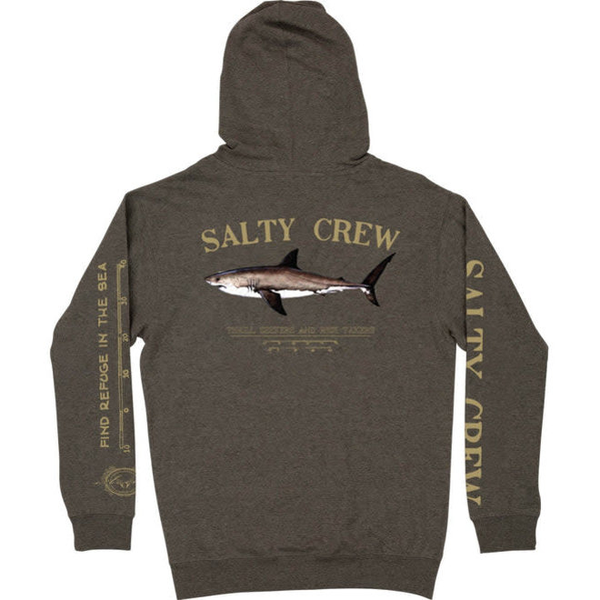 Salty Crew Boys Bruce Fleece Hoodie Charcoal Heather