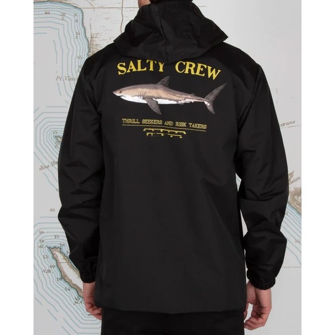 Salty Crew Heren Bruce Snap Jacket Black