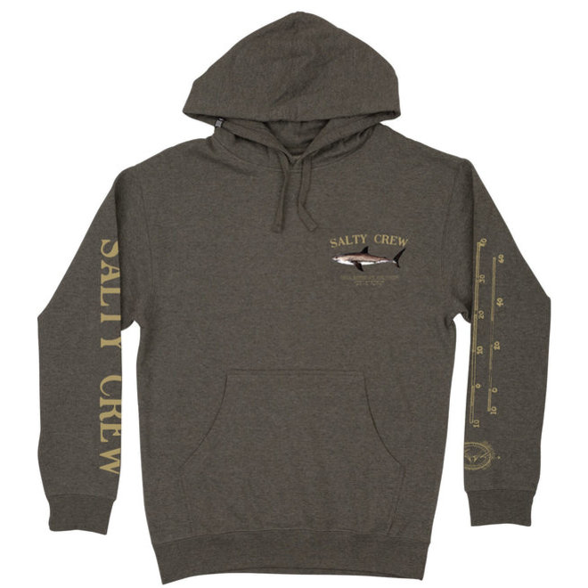 Salty Crew Boys Bruce Fleece Hoodie Charcoal Heather