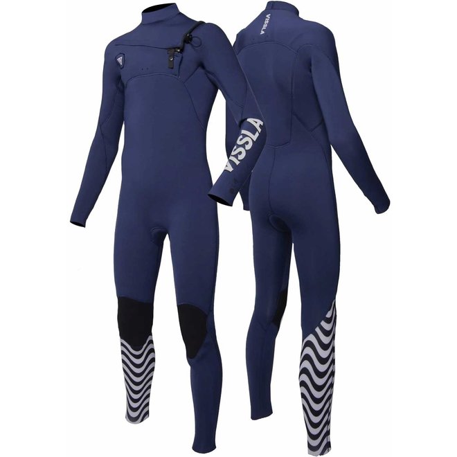 Vissla 7 Seas Boys 4/3 CZ Wetsuit Naval