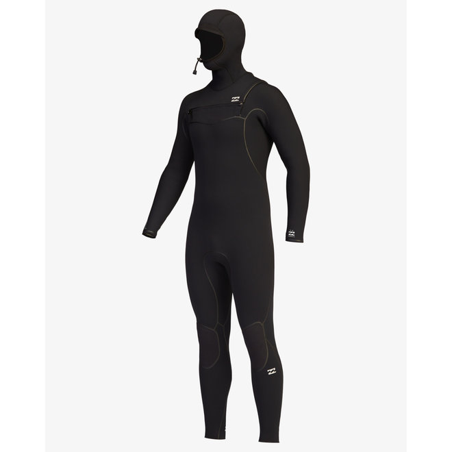 Billabong Furnace 5/4 Heren Wetsuit Hooded Black