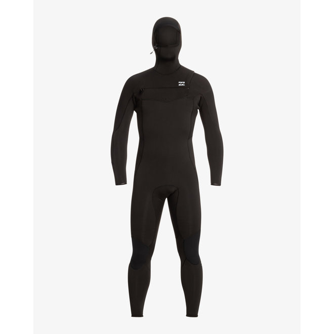 Billabong Absolute 5/4 Heren Wetsuit Hooded Black Hash