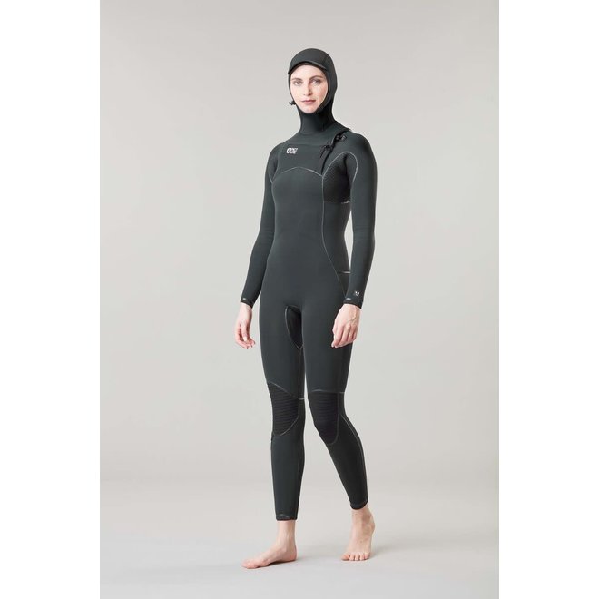 Picture Dome 5/4 Dames Hooded Wetsuit – Black
