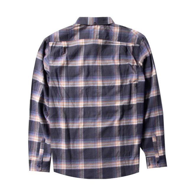 Vissla Men's Central Coast LS Flannel Graphite