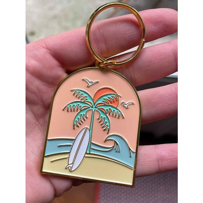 Laguna Treasures To the tropics keychain