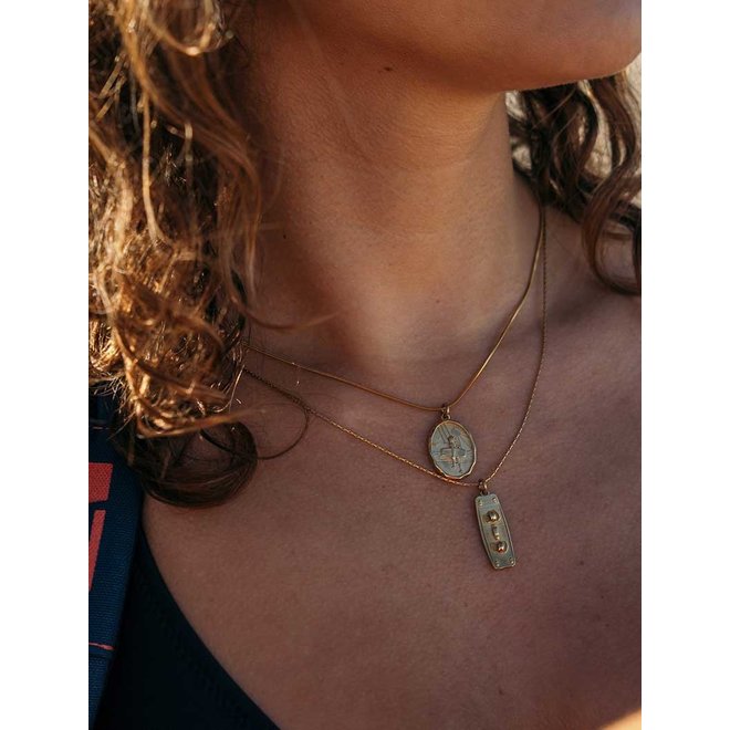 Laguna Treasures Oceaan Ketting Kiteboard Goud