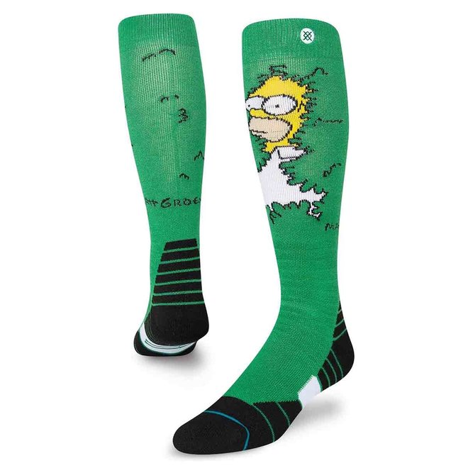 Stance Homer Snow Socks Green