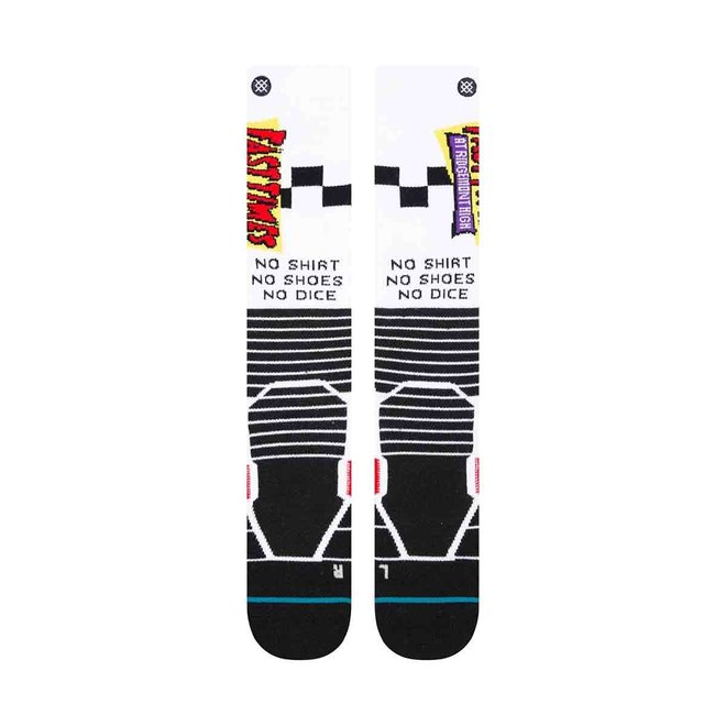 Stance Gnarly Snow Socks White