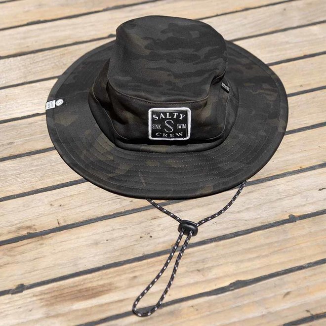 Salty Crew S-Hook Boonie Hat Multicam Black