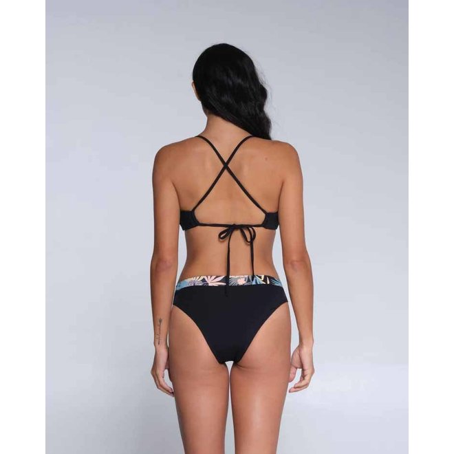 Salty Crew Dames Tandem Rev Bikini Top Black