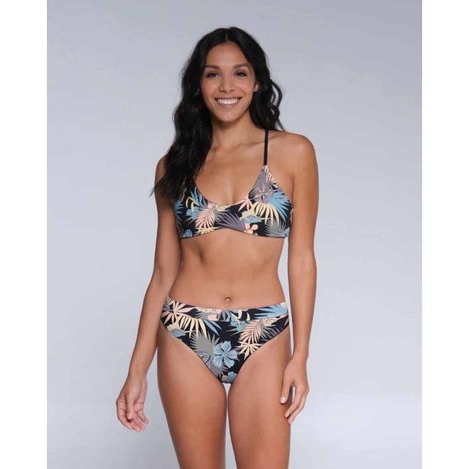 Salty Crew Dames Tandem Rev Bikini Top Black