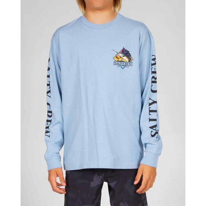 Salty Crew Boys Gone Sailin L/S Tee Marine Blue