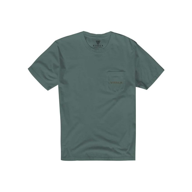 Vissla Heren Hideaway Premium  Tee Pine