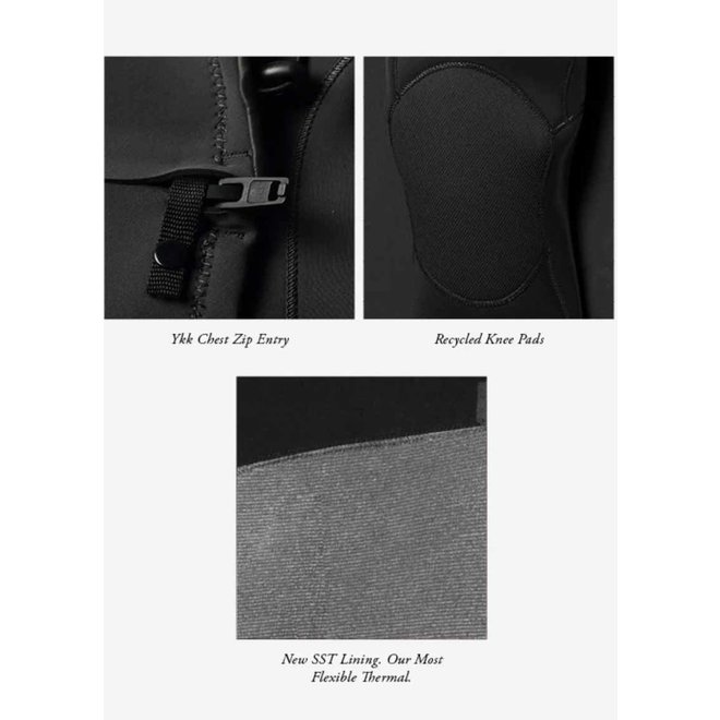 Vissla 7 Seas Comp 3/2 Heren Wetsuit Black