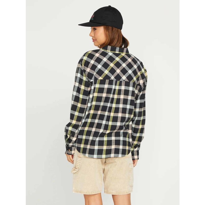 Volcom Dames Plaid To Meet U Shirt Multi