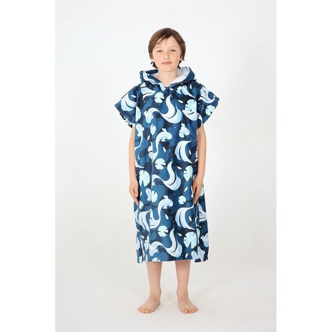 After Kids Surf Poncho Waterlily