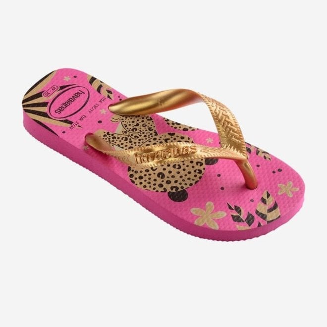 Havaianas Kids Top Pets Pink Flux Slippers