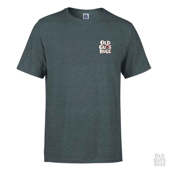 Old Guys Rule Improved With Age Tee Dark Heather