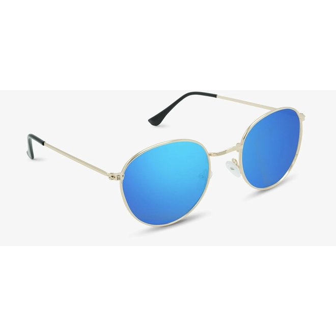 Nectar Boho Gold/Blue Lens Sunglasses