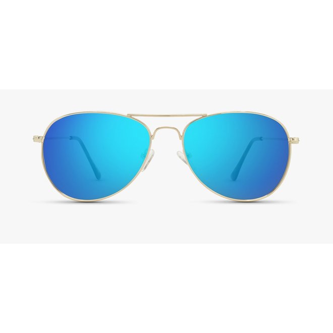 Nectar Maverick Polarized  Gold/Blue Sunglasses