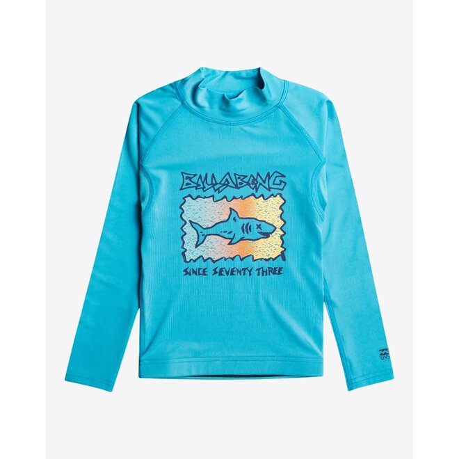 Billabong Kids Sharky LS Lycra Bright Blue