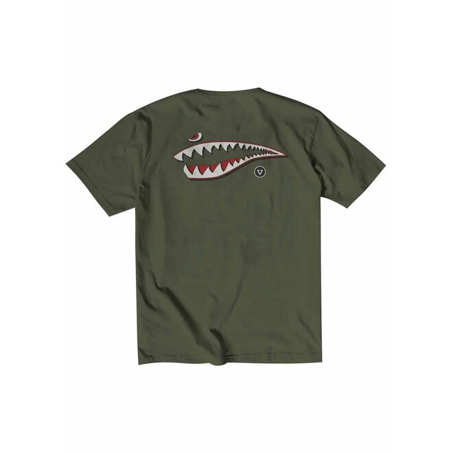 Vissla Warbirds Boys SS Tee Army