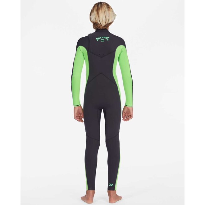 Billabong 3/2 Absolute Kids Wetsuit Neon Green