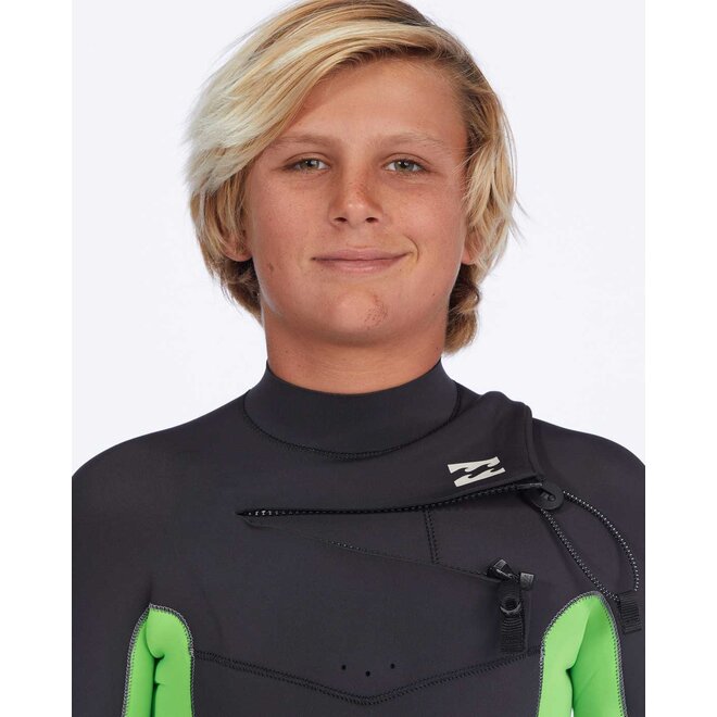 Billabong 3/2 Absolute Kids Wetsuit Neon Green