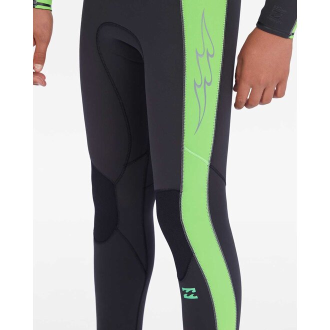 Billabong 3/2 Absolute Kinder Wetsuit Neon Green