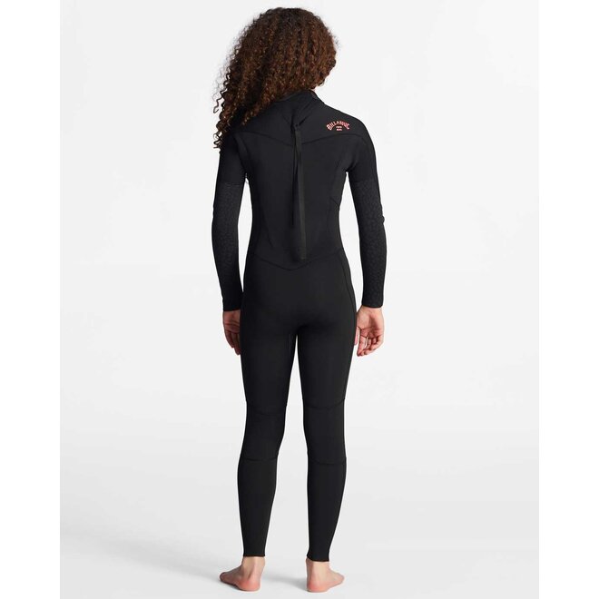 Billabong Teen Synergy 3/2 Summer Wetsuit Wild Black