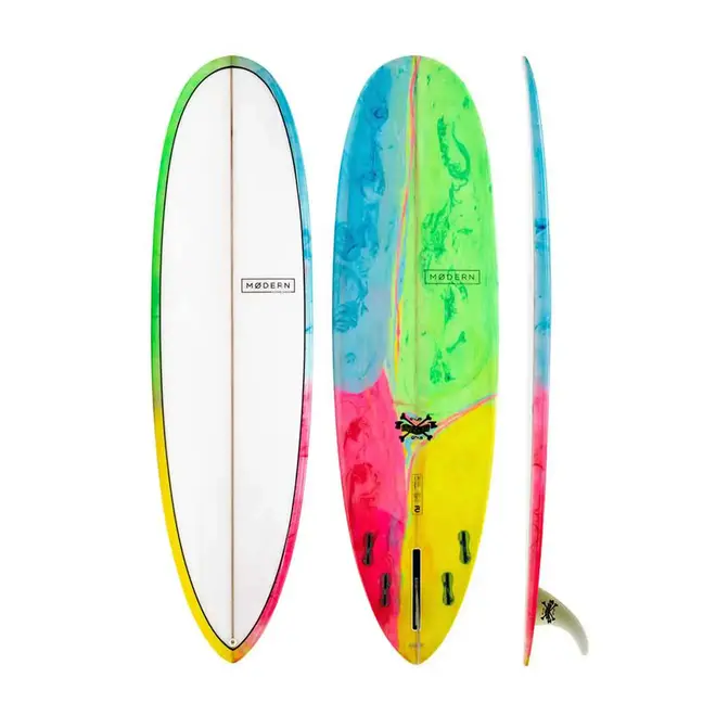 6'8 Modern Love Child PU - FCS II - 4 + 1 - Psychedelic Kaleidoscope