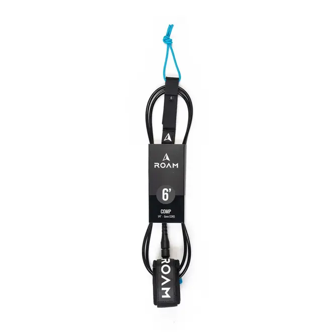 ROAM 6' Comp Leash Black (6mm)