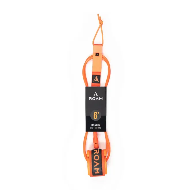 ROAM 6' Premium Leash Orange (7mm)