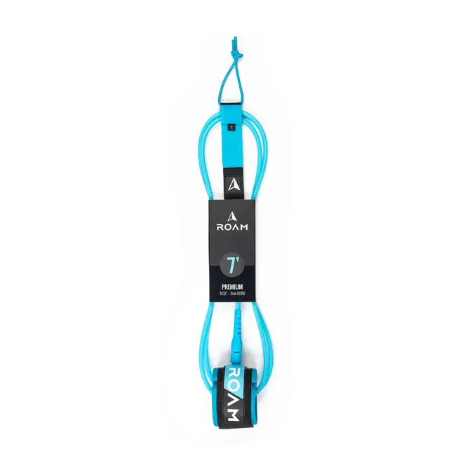 ROAM 7' Premium Leash Blue (7mm)